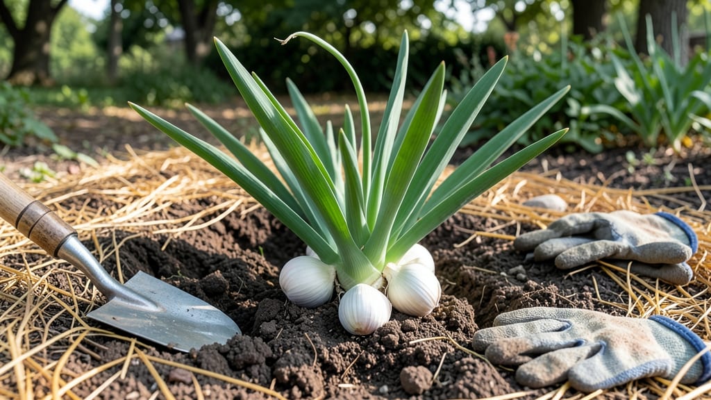 How to Grow Large Garlic: The Proven Spacing and Soil Trick