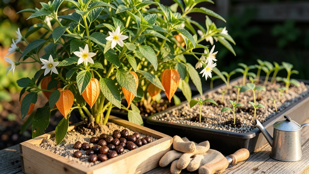 Chinese Lantern Seeds Growing Guide: Layered Soil Secrets for Year-Round Blooms