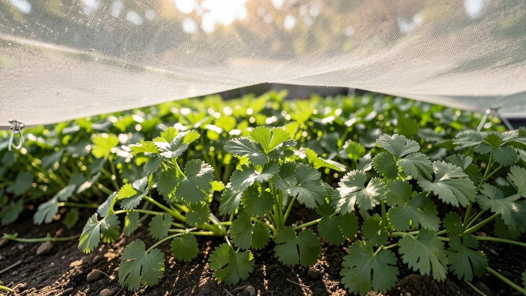 Shade Cloth Protection for Extended Harvest