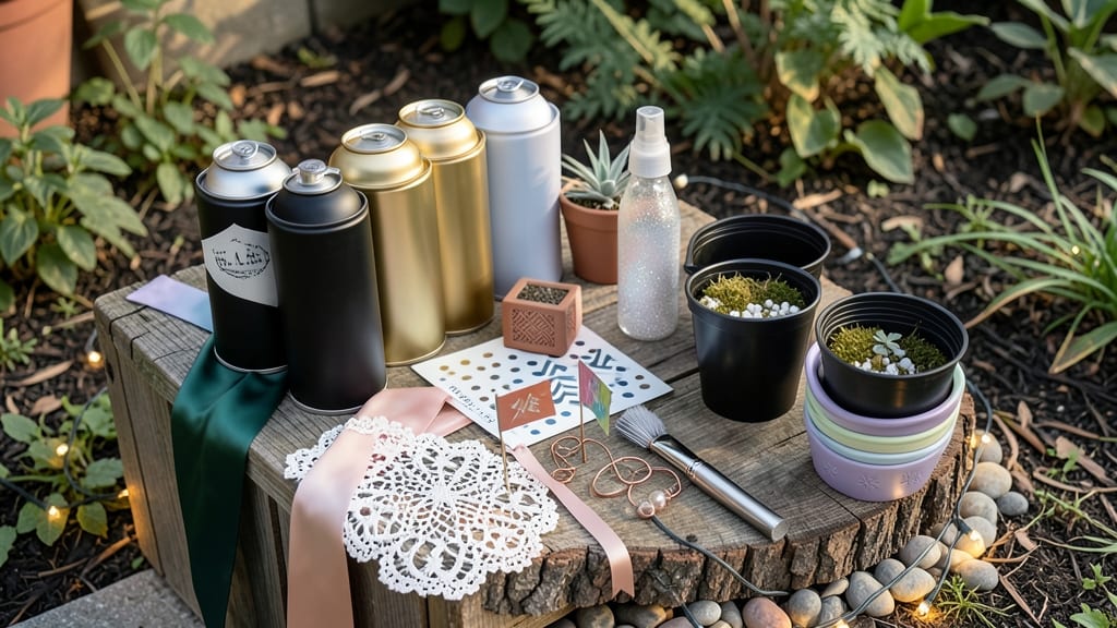 How to Decorate Black Plastic Pots: Bold Painted Patterns That Pop
