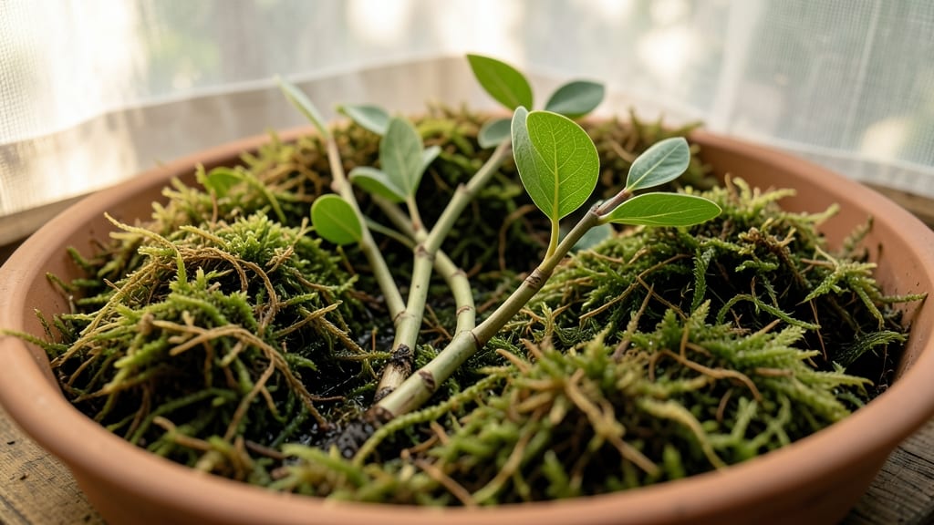 Moss Aged Cuttings Preparation
