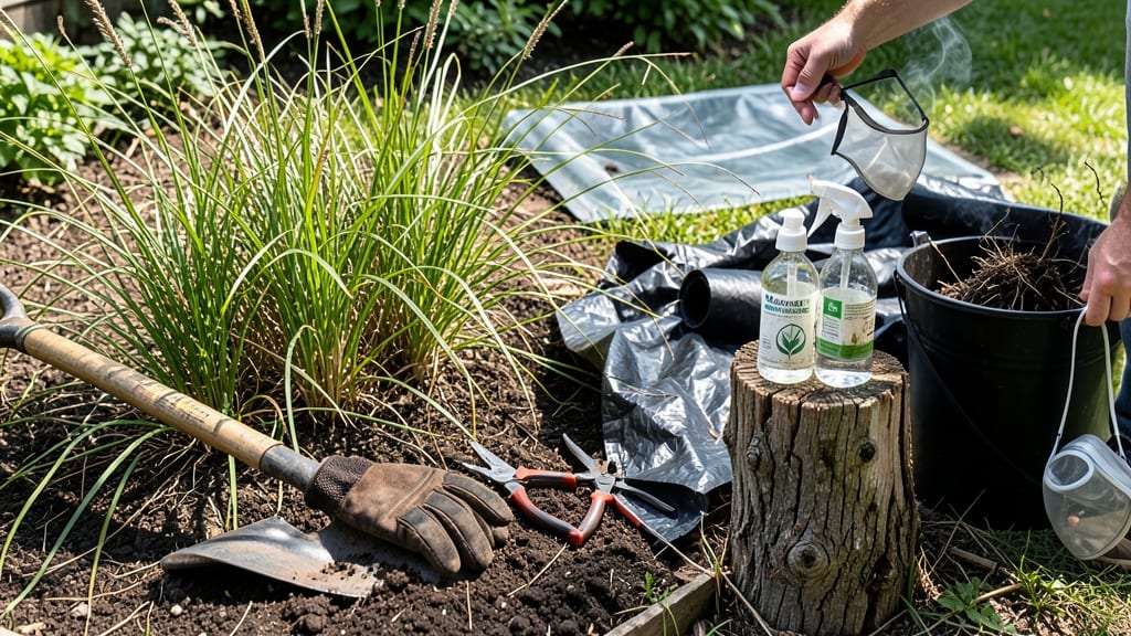 How to Get Rid of Cogongrass: Smother-and-Slash Method for Good