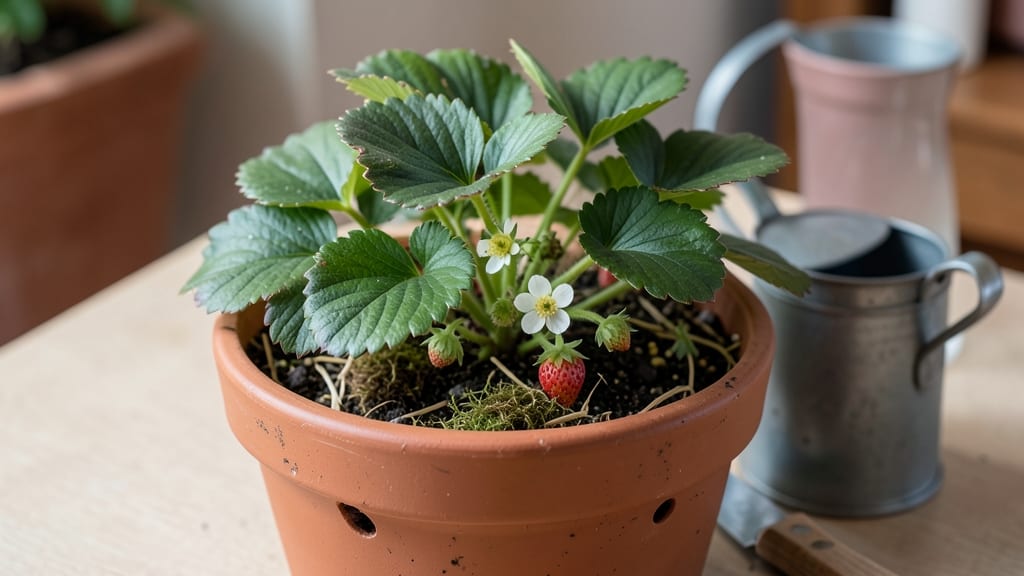 How to Grow Strawberries in Pots Indoors: Sweet Harvests Without a Garden