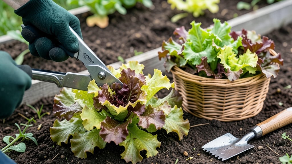 How to Harvest Mesclun Lettuce: Gentle Leaf-by-Leaf Method for Maximum Regrowth