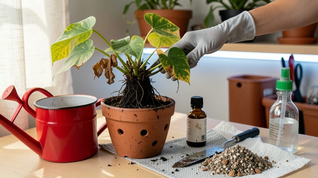 How to Help Overwatered Plant: Revive Roots With This 3-Step Rescue