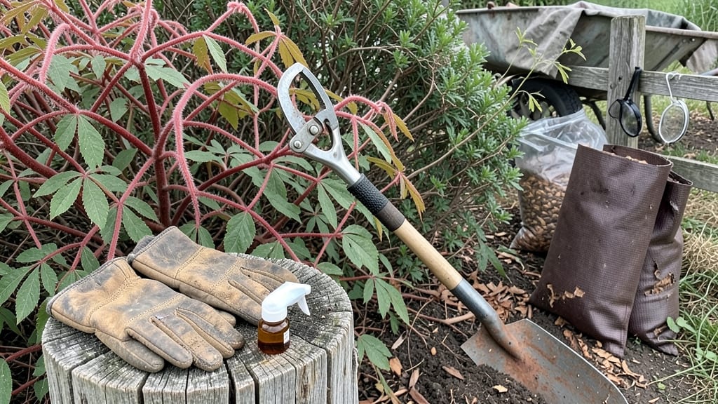How to Get Rid of Shrubs: Boil-and-Pour Root Smothering for Permanent Removal