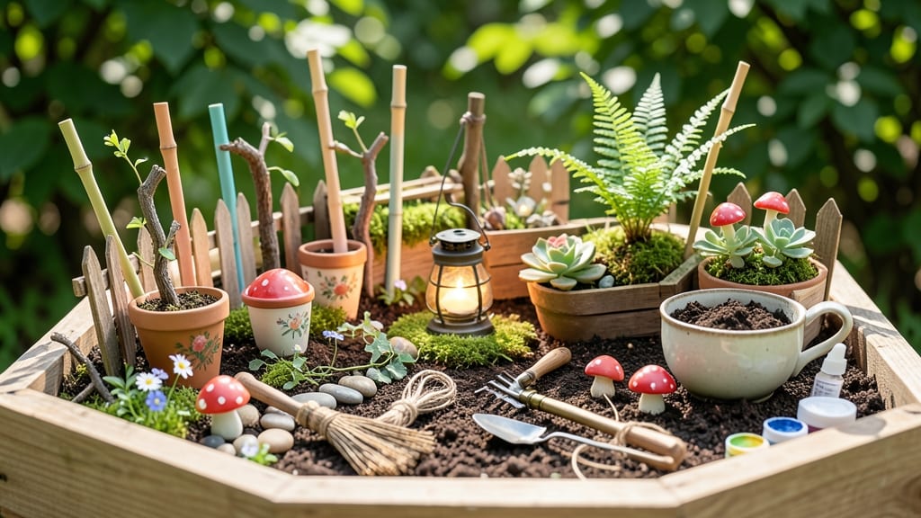 How to Make Fairy Garden Stakes: DIY Wooden or Metal Stakes for Whimsical Height