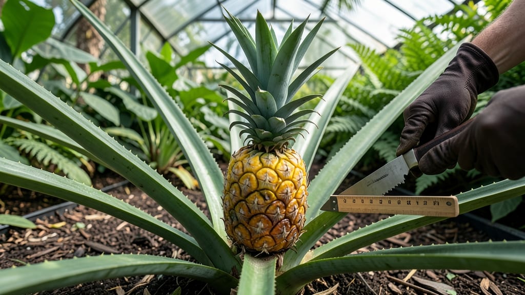 How to Know When a Pineapple Is Ready to Pick: Leaf Color Shift & Weight Test