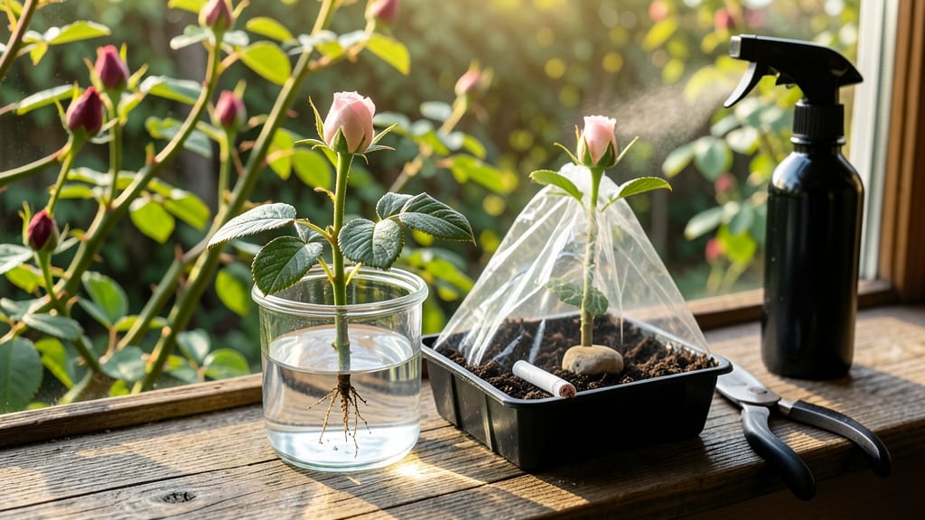 How to Grow a Rose Plant From a Rose Flower: Painless Stem-to-Root Success in 3 Weeks