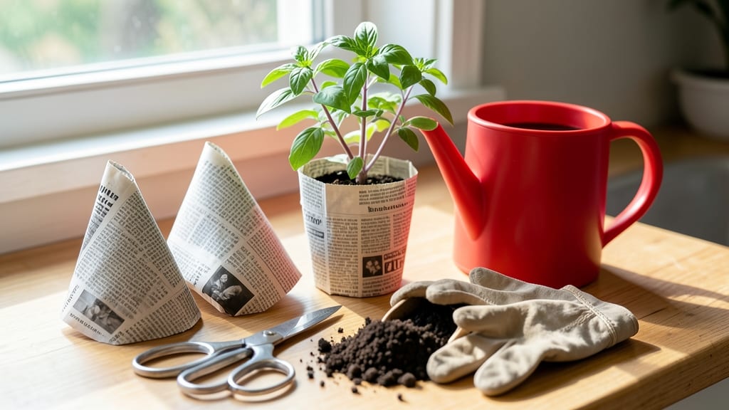 How to Make Newspaper Plant Pots: Eco-Friendly Seed Starting in Minutes