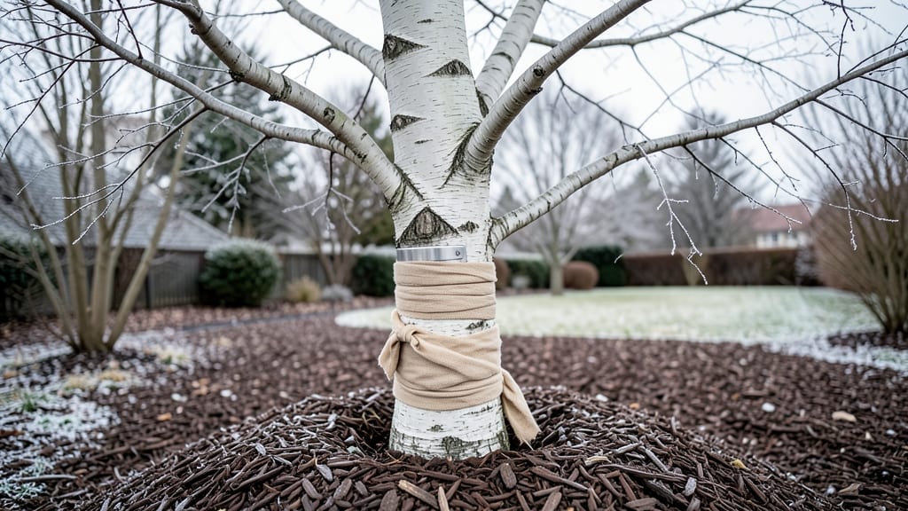 How to Keep Trees Warm in Winter: Root-Protecting Mulch and Wrapping Tricks