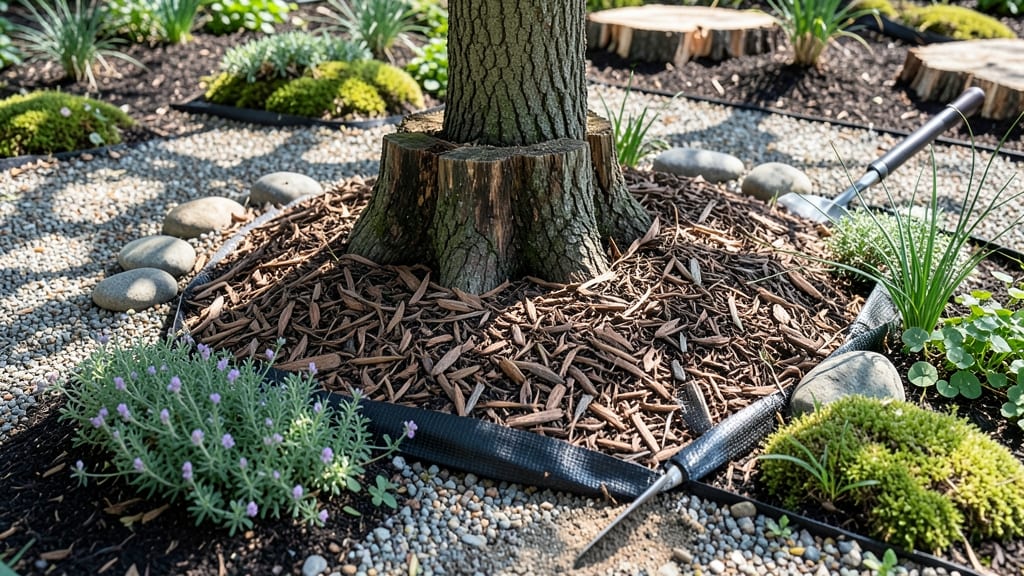 How to Hide a Tree Stump in Your Front Yard: Disappearing Act With Mulch and Landscaping Hacks